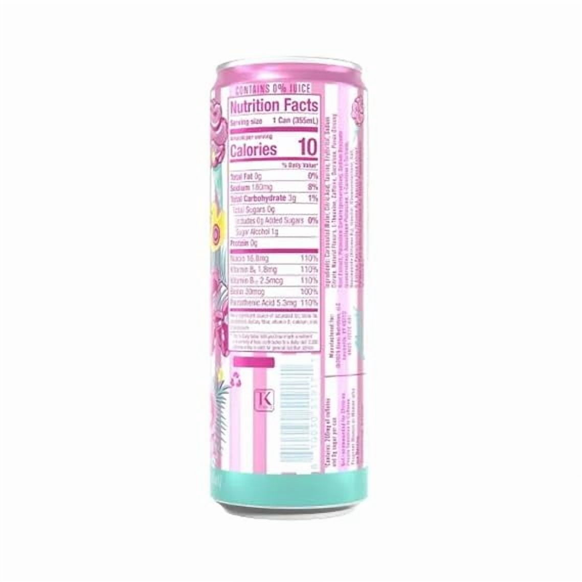 New Alani Energy Drinks Cotton Candy, Cherry Slush, Blue Slush Flavors Variety Pack Sugar-Free, Low-Calorie, 200mg Caffeine, Energy Boost Drink 12 fl oz (Pack of 6)