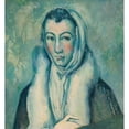 thumbnail image 2 of Paul Cézanne 15x16 Black Ornate Wood Framed Double Matted Museum Art Print Titled - The Woman with Hermine, According to Greco (1885-86), 2 of 5