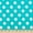 Aqua / White, variant on Polka Dot Large Printed Fabric Aqua / White 100% Cotton 58/60" Wide Sold By The Yard