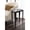 Black, variant on Kate and Laurel Rava Modern Cast Aluminum Metal Narrow Side Table, 16 x 8 x 25, Bronze, Slim Bedroom Nightstand for Use as Bedside Table or Skinny Living Room End Table