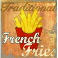 thumbnail image 2 of Teller, Skip 20x20 White Modern Wood Framed Museum Art Print Titled - French Fries, 2 of 4