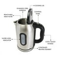 thumbnail image 5 of Kenmore Digital Electric Stainless steel Kettle 1.7L, Temperature control electric kettle, Silver, 5 of 8