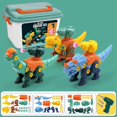 thumbnail image 2 of Dinosaur Stem Toy Set: Funny Cute Take Apart Dinosaur Toy Dinosaur Building Toy, 2 of 10