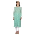 thumbnail image 1 of Bimba PrintedDesignerKurtaFor Womens Straight Kurti V-Neck EthnicTraditionalWear - Cotton Modal, 1 of 7