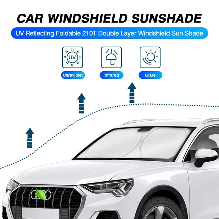 KUST Custom Fit Windshield RE32Sun Shade for 20192024 Audi Q3 Accessories  Sunshade Window Shade Sun Visor Protector Foldable Blocks UV Rays Keep Your  Car Cooler 