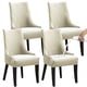 thumbnail image 1 of Funda para silla RETRÁCTIL IMPERMEABLE Brillar 4 PIEZAS BEIGE blanco, 1 of 5