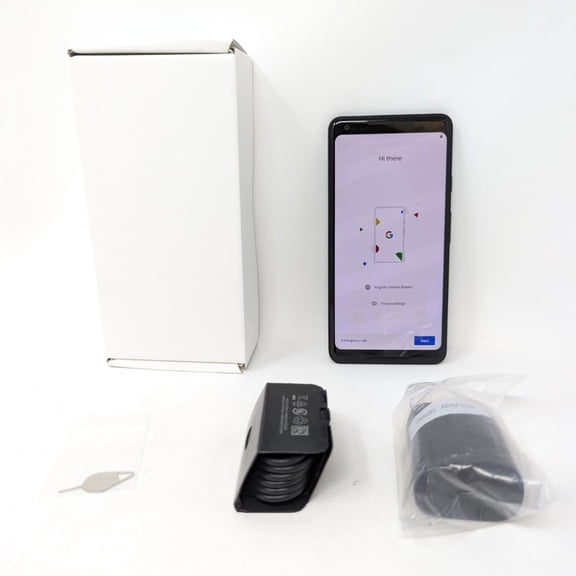 Pre-Owned Google Pixel 2 XL 64GB G011C Verizon Unlocked 6" 4GB RAM Smartphone - Just Black (Good)