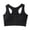 Black, variant on Front Closure Wireless Bras for Women Yoga Racerback No Underwire Seamless Bralettes