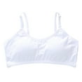 thumbnail image 3 of URMAGIC Big Girls Training Bras Kids Adjustable Light Padded Sports Cotton Solid Color Underwear for Bigs Bra, 3 of 5