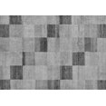 thumbnail image 1 of Ahgly Company Indoor Rectangle Checkered Gray Modern Area Rugs, 8' x 12', 1 of 4