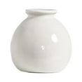 thumbnail image 2 of kowaku Ceramic Flower Vase Bud Vase Planter Mini Floral Arrangement Table Centerpiece for Valentine's Day Home Bookshelf Living Room White, 2 of 9