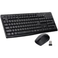 thumbnail image 2 of Set Teclado y Mouse Inalámbrico 2.4GHz USB, Kit Ergonómico para PC, Laptop y Oficina, Bajo Consumo de Energía, Plug and Play, 2 of 5