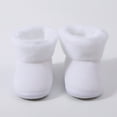 thumbnail image 6 of Quealent Toddler Winter Snow Boots for Girls Boys Comfy Warm Faux Furry Lined Kids Ankle Boots Slip On Fuzzy Short Boot White for Size 4.5, 6 of 9