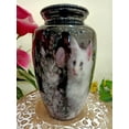 thumbnail image 2 of Urns for Human Adults Cremation Ashes Urn/with Beautiful Urn for Cat Ashes Funeral Burial Memorial Carefully Completely Handcrafted with Black Finish Rustic Vintage Home Decor Gifts, 2 of 4