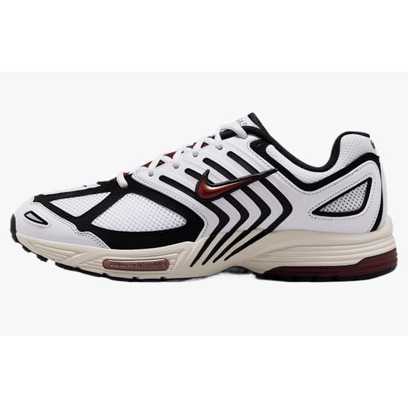 Nike Air Pegasus 2005 Men's Shoes ( White/Pale Ivory/Metallic Silver/Dark Team Red) Size 10.5