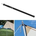 thumbnail image 4 of de lona telescópicos, varillas de aluminio ajustables para campaña Fly Camping Shelter Toldo Car Camping, portátil, de tienda 23 m negro Soledad Postes de lona telescópicos, 4 of 8