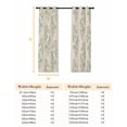 thumbnail image 6 of Green Botanical Blackout Curtains for Bedroom, Pastoral Elegant Spring Floral Rustic Thermal Insulated Kitchen Drapes with Grommets, Light Blocking Window Treatment, 2 Panels 27.5" x 39", 6 of 7