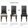 thumbnail image 6 of Dining Chair Covers, Water Resistant Chair Cover Removable Washable Stretch Dining Chair Slipcover, 6 of 6