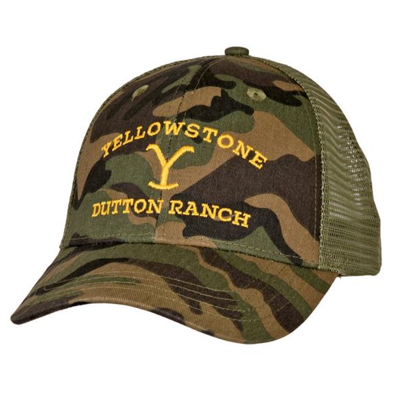Yellowstone Yellowstone 854928 Dutton Ranch Camouflage Casquette de Camionneur Ajustable
