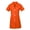 Orange, variant on Women's Short Sleeve Lab Coat