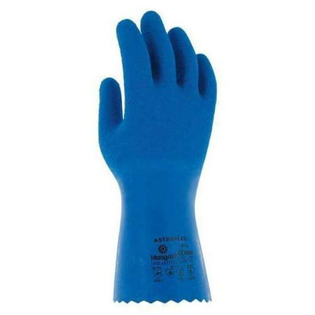 ANSELL Chemical Resistant Gloves, Natural Rubber Latex, 10, 13