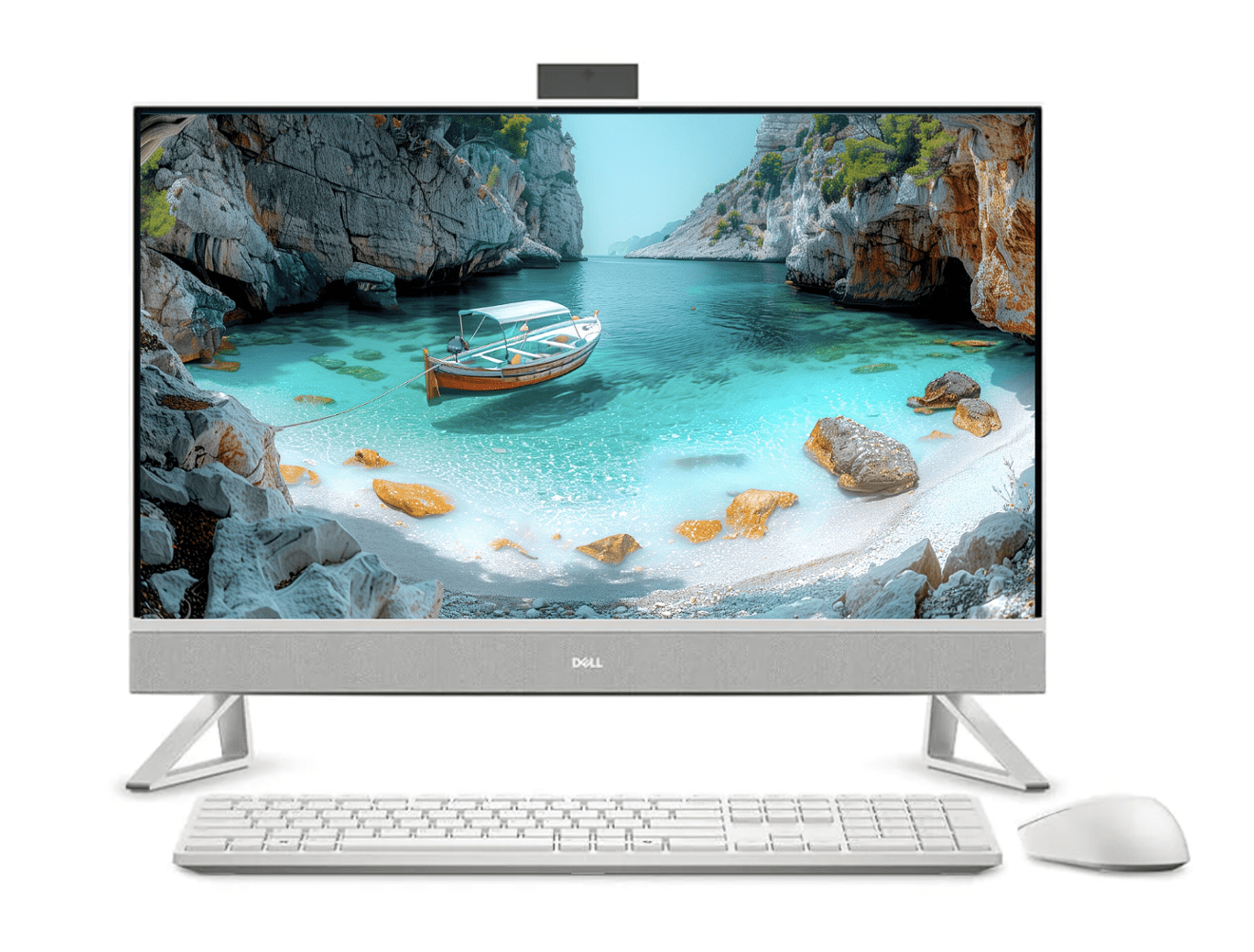 Dell 27 AI Powered All-in-One 27in Touchscreen IPS FHD Display (Intel Core 7 150U, 32GB DDR5, 1TB SSD, GeForce MX570 A, WiFi 6E, Webcam, Bluetooth 5.3, Win 11 Home)