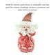 thumbnail image 4 of Calcetines de Navidad, bolsa de regalo, colgante de árbol, artesanía, accesorios multiusos para el hogar, adorno, contenedor de dulces, Kits de decoración para fiestas Forma de Papá Noel Bearachild HA068775-02, 4 of 6
