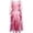 Pink, variant on Girls Black Witch Costume Halloween Elphaba Cosplay Outfits with Hat Gloves