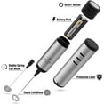 thumbnail image 3 of Zulay Kitchen High Powered Handheld Silver Milk Frother and Milk Foamer for Travel, 3 of 9