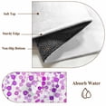 thumbnail image 6 of Small Round Rug 3Ft Washable Non-Slip, Purple Polka Dots Circle Area Rugs for Living Room Bedroom, Vintage Abstract Art Watercolor Indoor Floor Mats Carpet Runner for Home Decor, 6 of 8