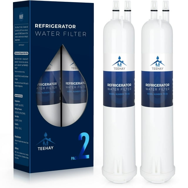 Teehay 9083 Filtro de agua de repuesto para refrigerador, compatible con T1Rfkb1 Kenmore 9083 469083 9030 469030 9020 9020B (paquete de 2 blancos)
