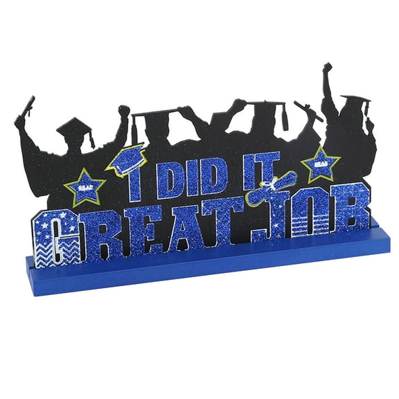 UYUH Wooden Graduation Centerpieces 2025 Congratulations Grad Party Decor, High School & College Table Decorations, DIY Creative Commencement Party Supplies