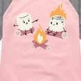 thumbnail image 3 of Instant Message - Marshmallow Fire - Toddler & Youth Girls Raglan Graphic T-Shirt, 3 of 5