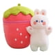 thumbnail image 2 of Peluche de fresa, juguete de verduras, almohada decorativa, novedad, con cremallera Conejo de 40 cm., 2 of 9