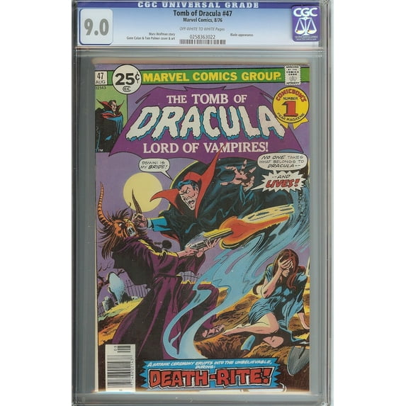 Tomb of Dracula #47 CGC 9.0