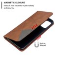 thumbnail image 5 of Allytech Galaxy S20 Case 6.2", Slim Fit Lightweight Full Protective Folio Flip Kickstand Cover Anti-Scratch Drop Proof Cards Holders Wallet Case Cover for Samsung Galaxy S20 5G 2020, Brown, 5 of 6