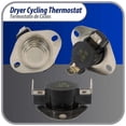 thumbnail image 3 of Appli Parts APTD-L155 Cycling thermostat L155-15F universal replacement for multiple brand dryers older commercial models only 2 connections replaces 60T11, D501759, 3 of 7