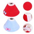 thumbnail image 4 of MasteelfCA 2Pcs Pet Small Birds Parrots Anti-Scratch Recovery Collar with Bow Embellishment, 4 of 8
