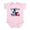 Petal Pink, variant on CafePress - God Bless Texas Body Suit - Baby Light Bodysuit, Size Newborn - 24 Months