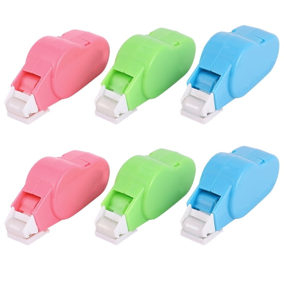 HOOWIFFY Adhesive Roller Blue for Art and Craft Projects Quick Clean Use 6Pcs