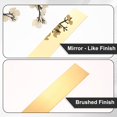 thumbnail image 3 of 2Pack Wall Molding Trim, 16.4 ft x 0.6 Inch Peel and Stick Strip, Mirrored Gold, 3 of 6