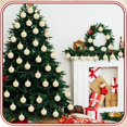 thumbnail image 5 of Christmas Velvet Balls 1.97 Flocked Christmas Hanging Ornaments Handmade Velvet Balls Xmas Tree Ornaments Xmas Tree Bulbs for Wedding Anniversary Party 15 Pcs, 5 of 5