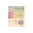 thumbnail image 2 of Historic County Map - Johnson County Kansas - Everts 1887 - Vintage Wall Art, 2 of 4