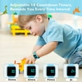 thumbnail image 4 of Kids Potty Training Watch,Digital Watches with Alarm Clocks/Music Reminder,Potty Training Watch for Toddler Waterproof Watch for Kids Age 3-10, 4 of 9
