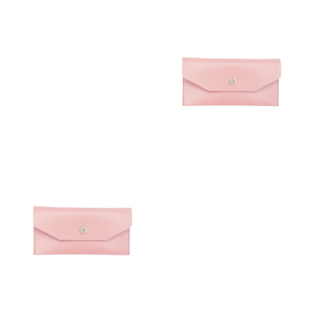 Qarigey Cartera de cuero PU para mujer, reemplazo de Color sólido, botón a presión Rectangular, elegante, exquisito, monedero para niñas, Type1 NO1