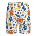 thumbnail image 6 of Naloa Flower Men's Beach Shorts, Surfing shorts, Swim trunks, Quick Dry Swim Trunks for Surfing Beach Fun - Medium, 6 of 9