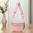 thumbnail image 5 of Deal! Nylon Crossbody Bag Zipper Bum Bag Spacious Sling Shoulder Bag For Women Decor Bag (Pink), 5 of 10