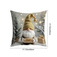 thumbnail image 2 of Tyidzon Christmas Pillow Covers 18X18 Inch, Xmas Farmhouse Decorations Winter Holiday Decor Throw Cushion Case for Home Couch, 2 of 6