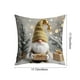thumbnail image 3 of Juego de cojines navideños con árbol de Navidad, reno y muñeco de nieve. Decoración para sofá. Cojín de lino decorativo con funda de almohada de lino., 3 of 6