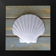 thumbnail image 2 of Amber Light Gallery 20x20 Black Modern Framed Museum Art Print Titled - White Scallop, 2 of 5